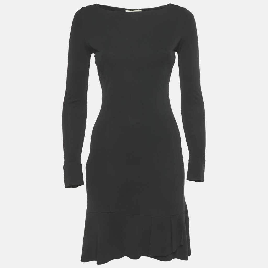 Tory Burch Black Jersey Long Sleeve Mini Dress XS Tory Burch Black Jersey Long Sleeve Mini Dress XS
