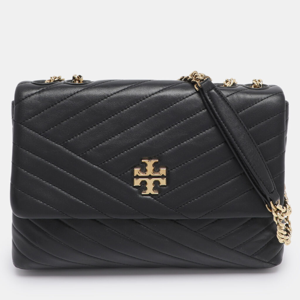 Tory Burch Black Leather Kira Shoulder Bag Tory Burch Black Leather Kira Shoulder Bag