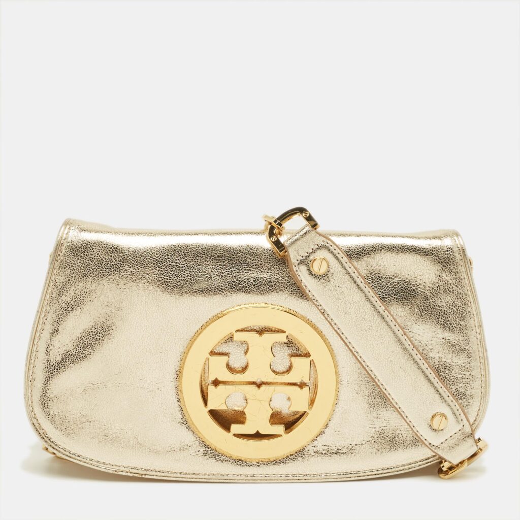 luxury-women-tory-burch-used-handbags-p1237331-001-1.jpg Tory Burch Gold Leather Reva Chain Clutch