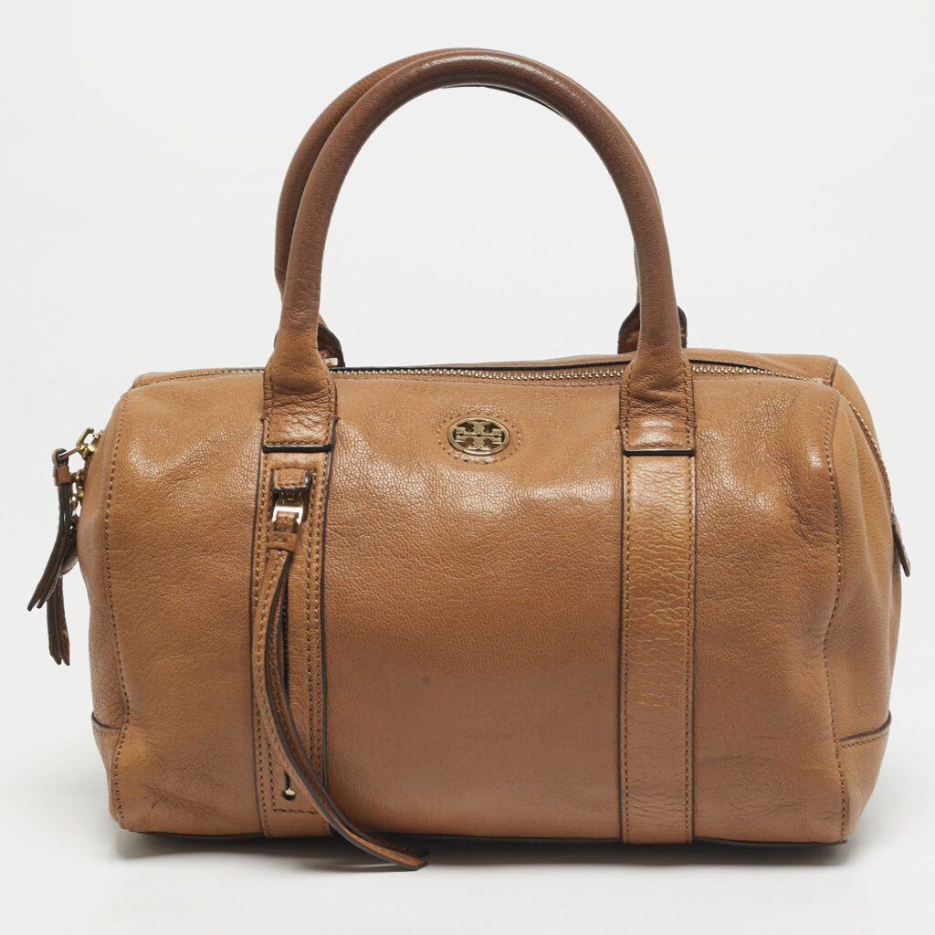 Tory Burch Brody Brown Leather Satchel Tory Burch Brody Brown Leather Satchel