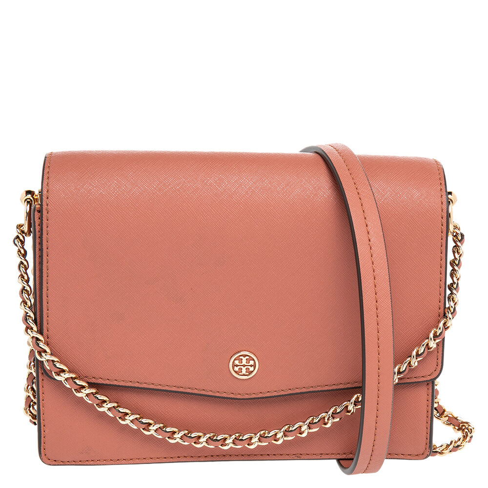 Tory Burch Brown Leather Robinson Shoulder Bag Tory Burch Brown Leather Robinson Shoulder Bag