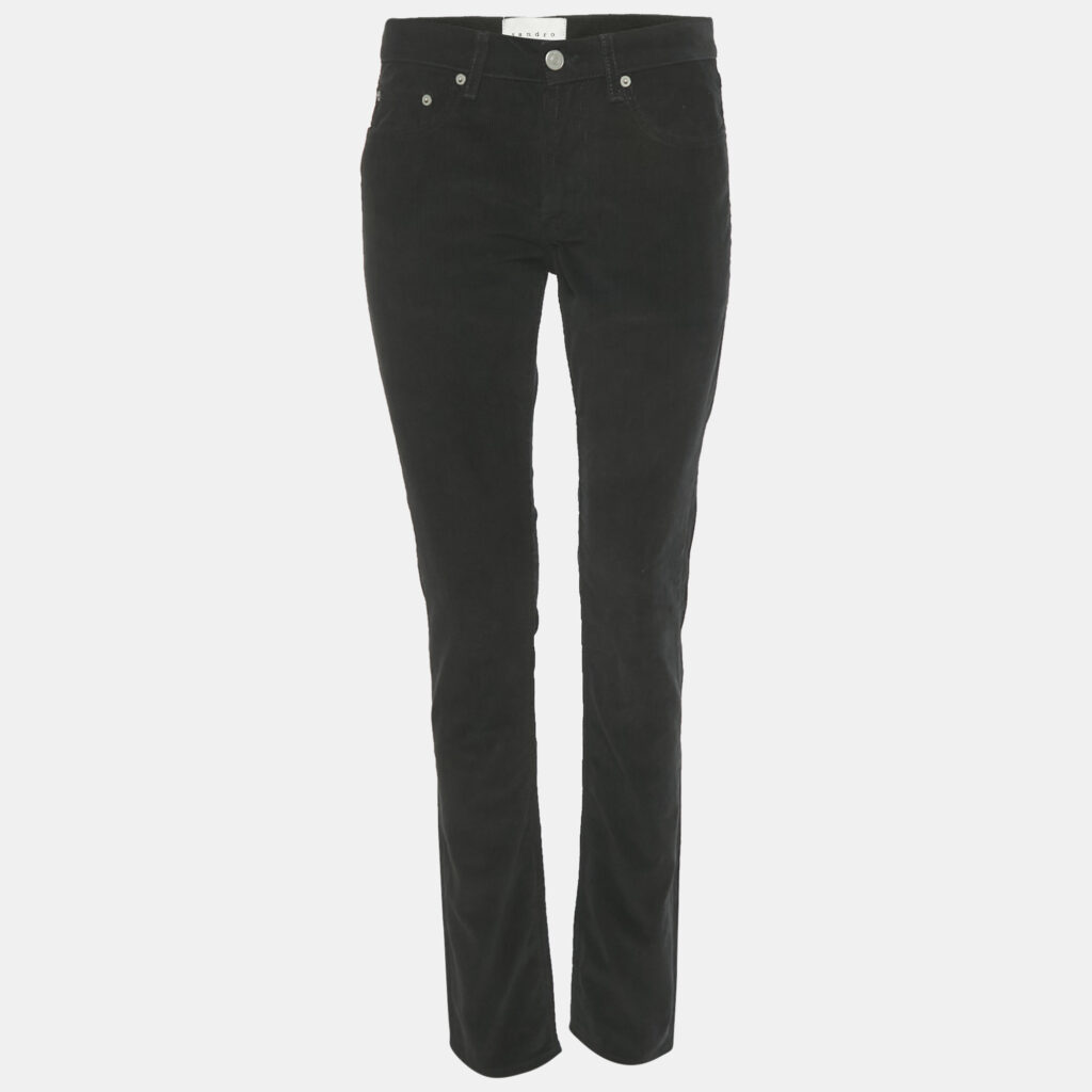 Sandro Black Corduroy Skinny Jeans M/Waist 29" Sandro Black Corduroy Skinny Jeans M/Waist 29"