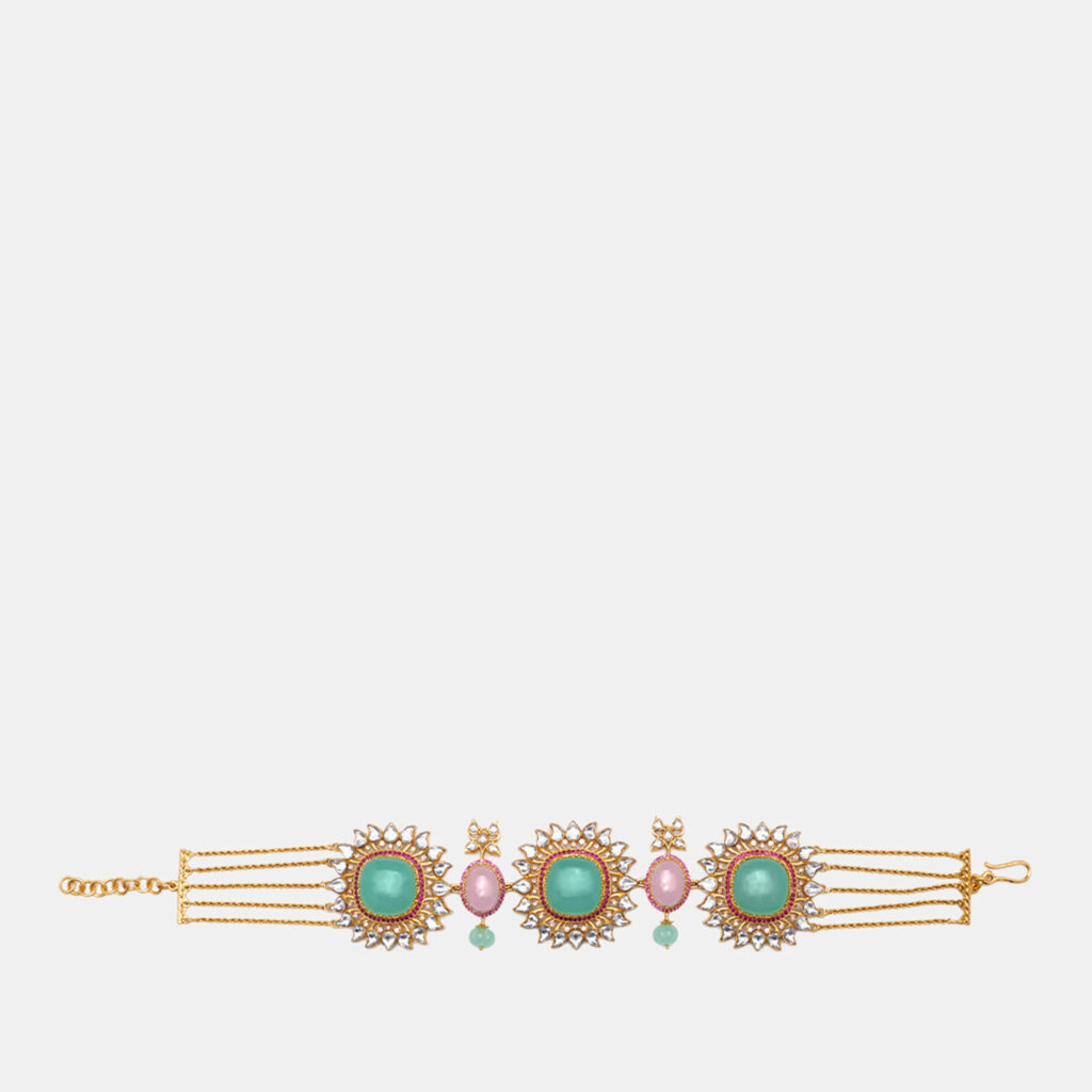 Aulerth x Tribe Amrapali Bouquet of Hyacinth choker C1-22 Aulerth x Tribe Amrapali Bouquet of Hyacinth choker C1-22