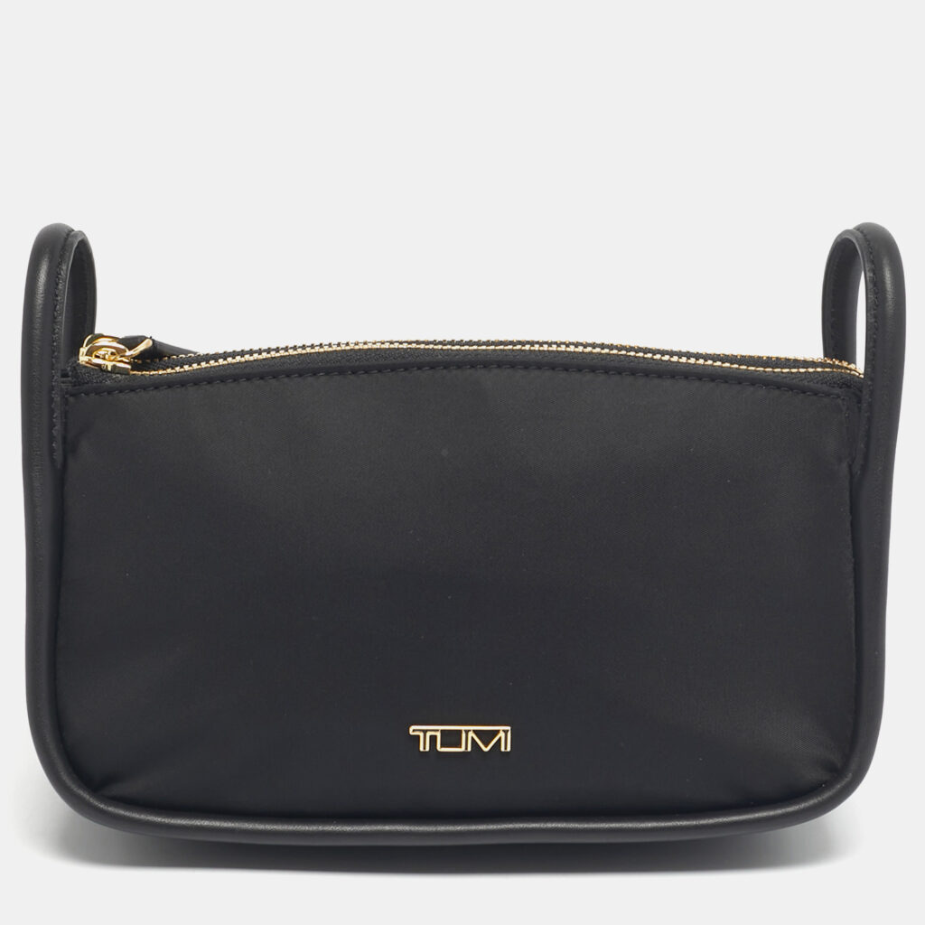 TUMI Black Nylon Small Brenn Pouch TUMI Black Nylon Small Brenn Pouch
