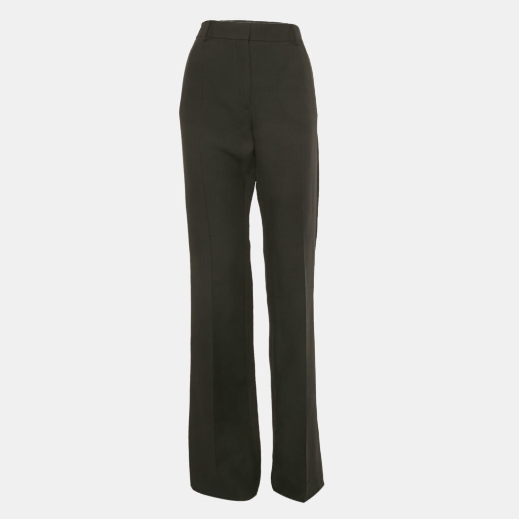 Valentino Black Wool Straight Formal Trousers M Valentino Black Wool Straight Formal Trousers M