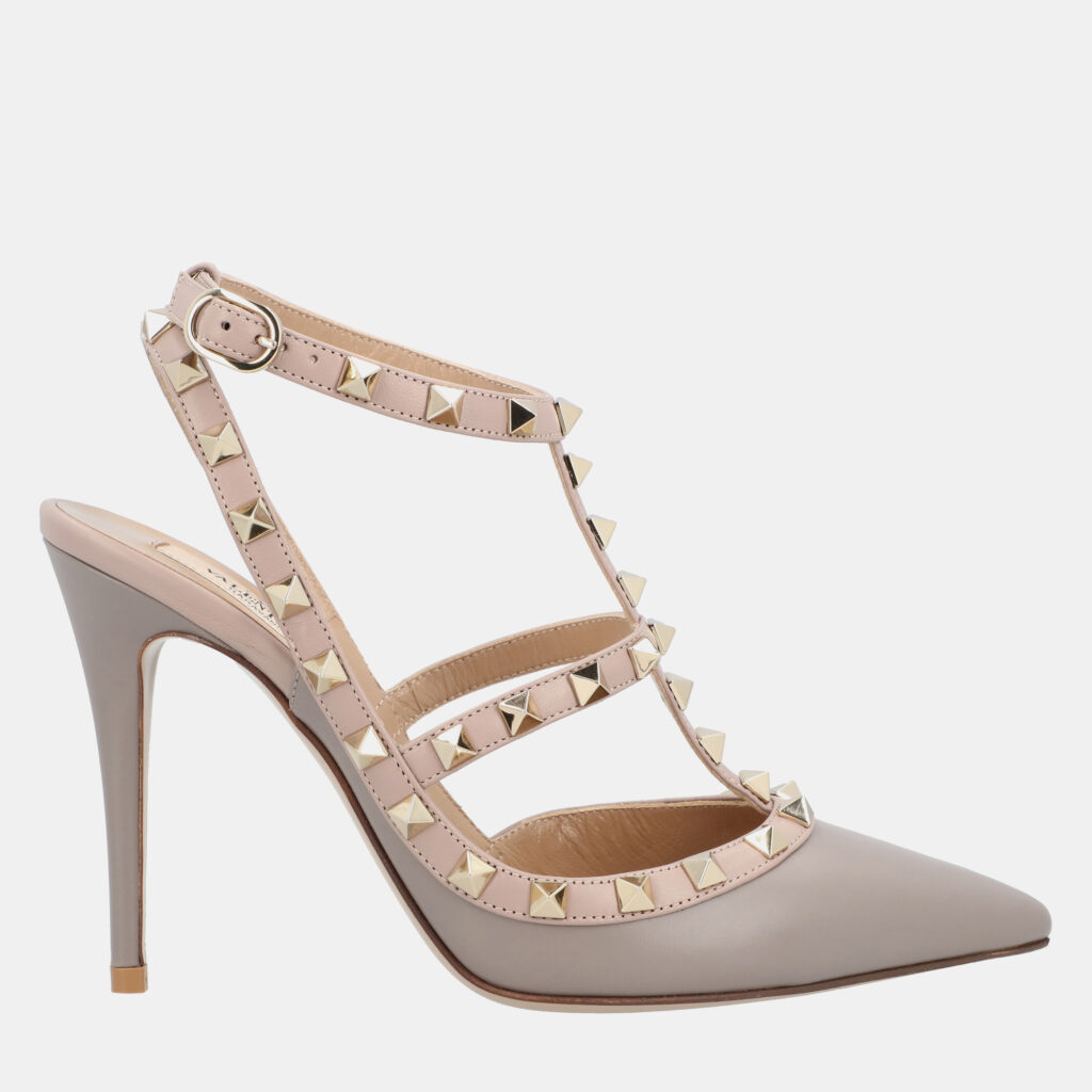 Valentino Rockstud EU 36 Grey Leather Pumps Valentino Rockstud EU 36 Grey Leather Pumps