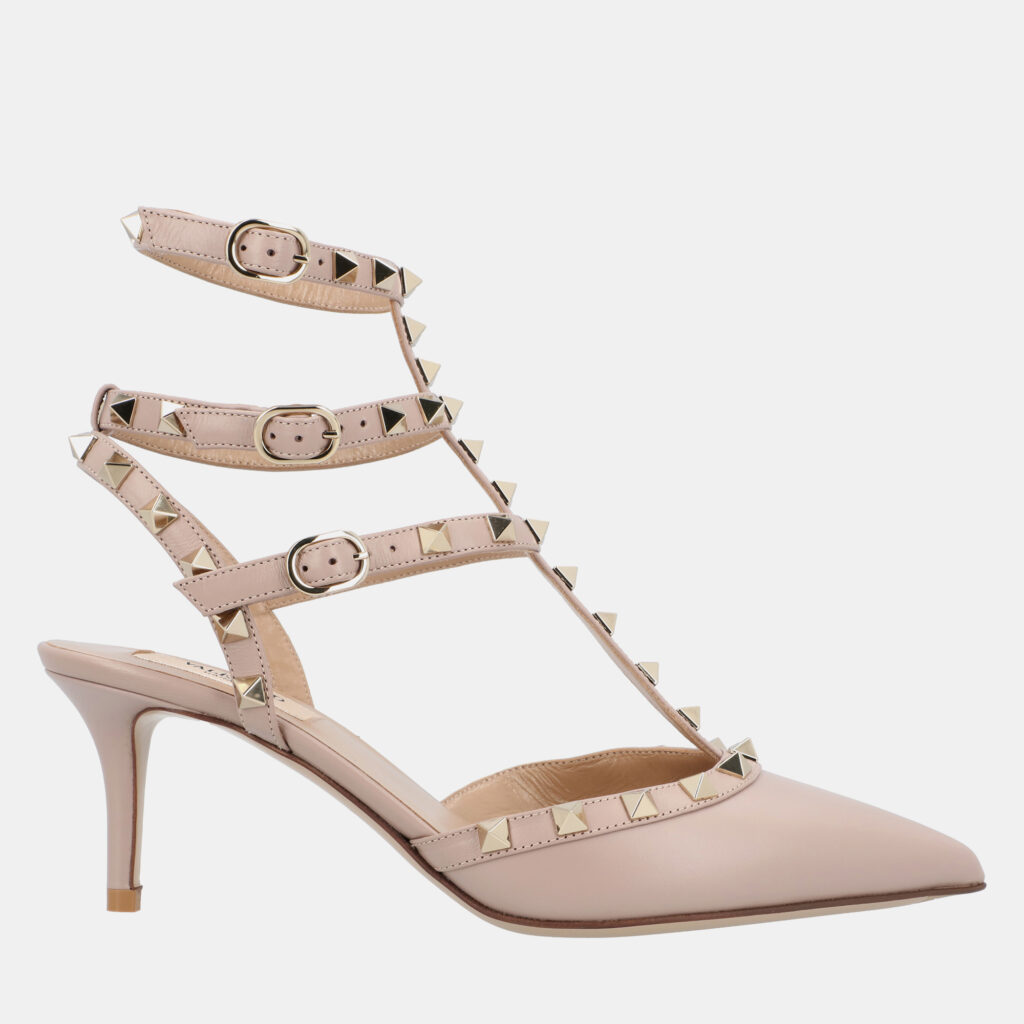Valentino Rockstud EU 36 Beige Calfskin Leather Pumps Valentino Rockstud EU 36 Beige Calfskin Leather Pumps