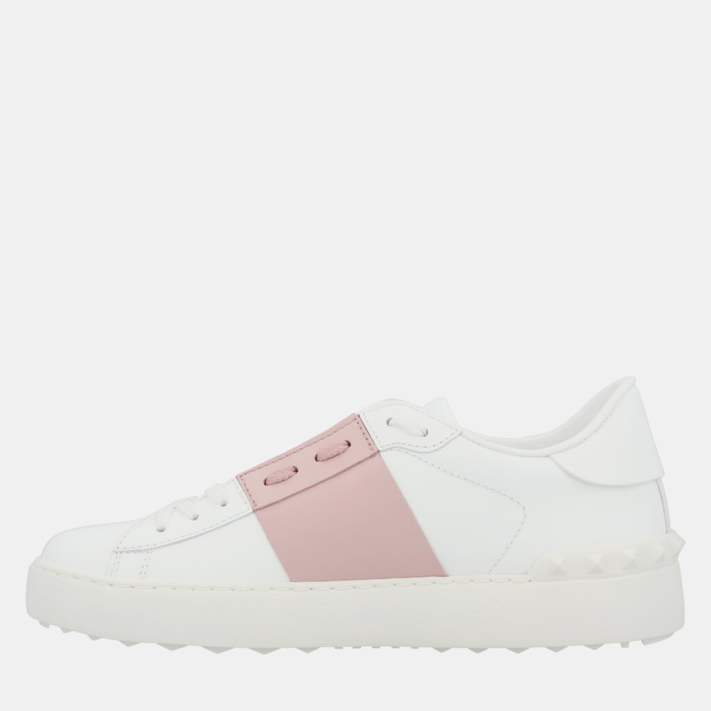 Valentino Open EU 38 Multicolored Calf Leather Sneaker Valentino Open EU 38 Multicolored Calf Leather Sneaker
