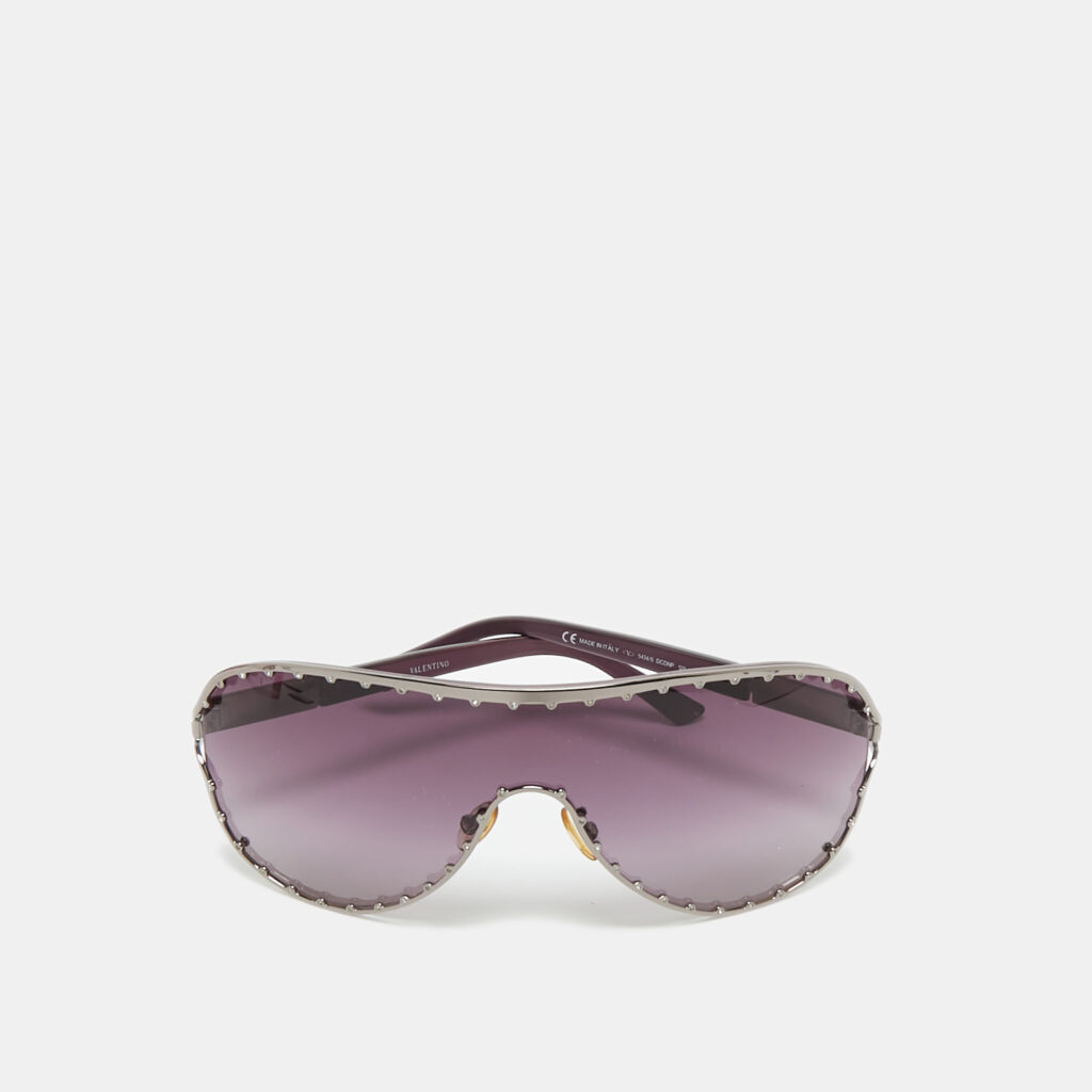 Valentino Purple Gradient 5434/S Crystal Shield Sunglasses