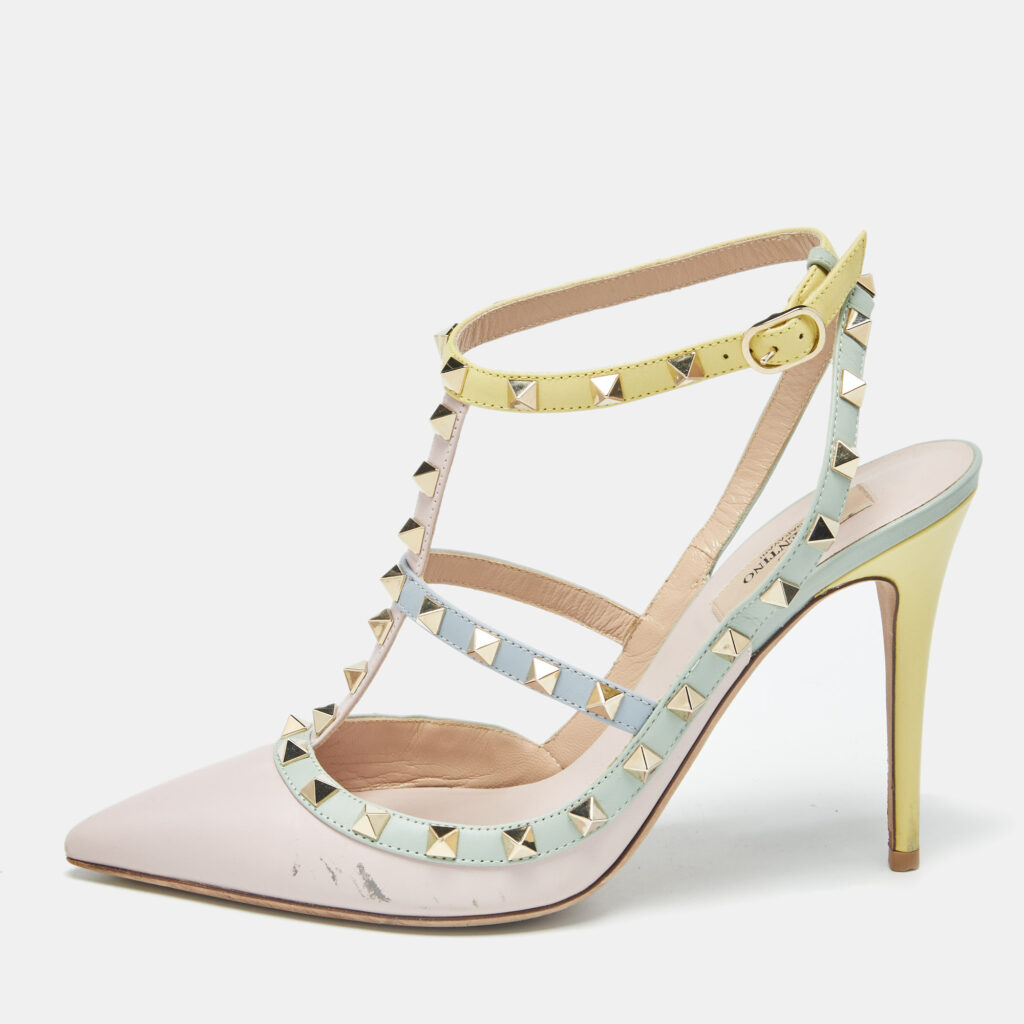 Valentino Multicolor Leather Rockstud Pumps Size 40 Valentino Multicolor Leather Rockstud Pumps Size 40
