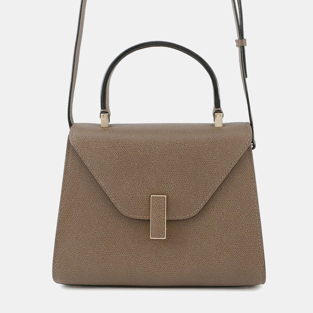 Valextra Valextra Izide Oyster gray Soft Calf Leather Size Mini Valextra Valextra Izide Oyster gray Soft Calf Leather Size Mini