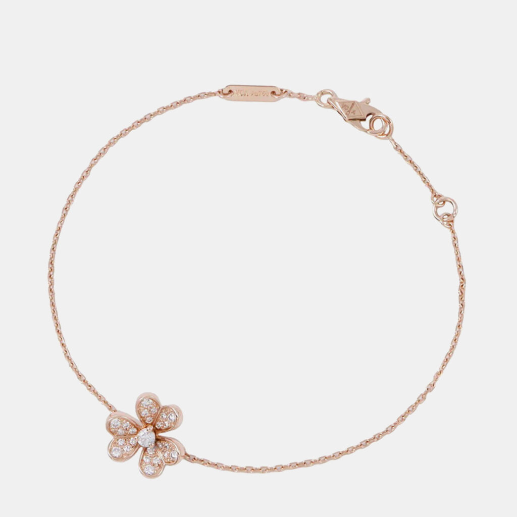 Van Cleef & Arpels Frivole Mini 18K Rose Gold Bracelet Van Cleef & Arpels Frivole Mini 18K Rose Gold Bracelet