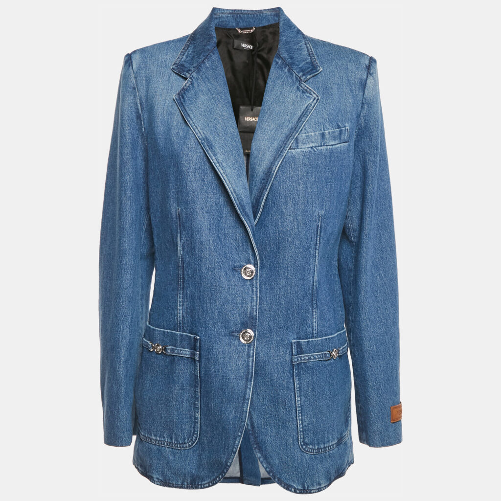 luxury-women-versace-new-clothes-p1189188-001-1.jpg Versace Blue Stone Washed Denim Jacket M