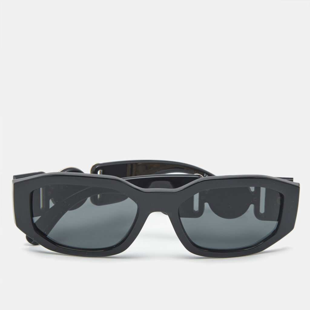 Versace Black MOD 4361 Medusa Biggie Rectangular Sunglasses Versace Black MOD 4361 Medusa Biggie Rectangular Sunglasses