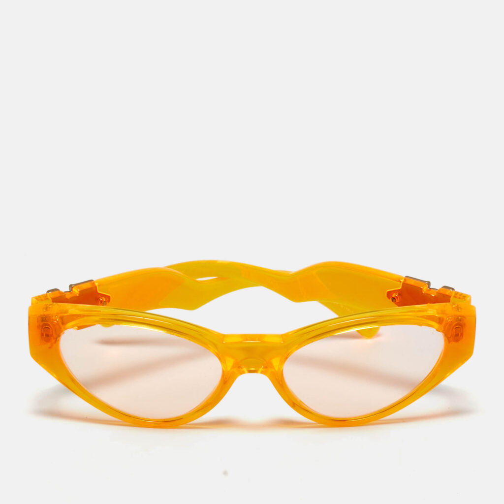 Versace Orange MOD 4373 Medusa Cat Eye Sunglasses Versace Orange MOD 4373 Medusa Cat Eye Sunglasses