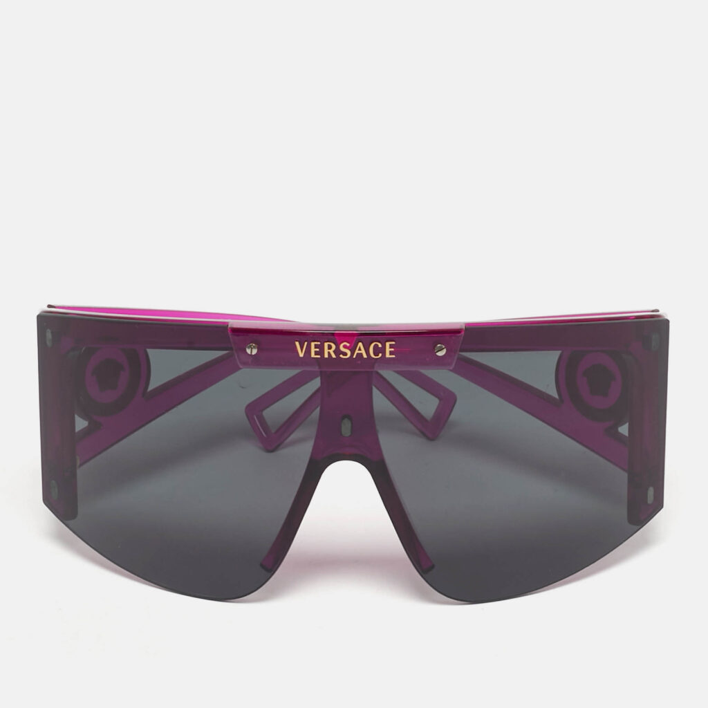 Versace Pink/Black MOD 4393 Medusa Shield Sunglasses Versace Pink/Black MOD 4393 Medusa Shield Sunglasses