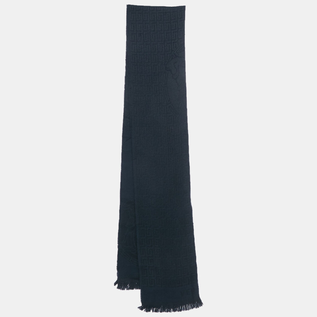 luxury-women-versace-used-accessories-p1246773-003-1.jpg Versace Blue Logo Jacquard Wool Stole