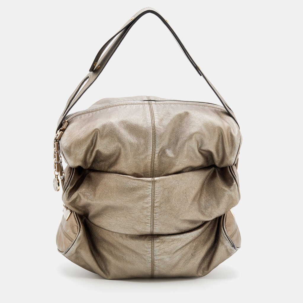 luxury-women-versace-used-handbags-p672155-011.jpg Versace Metallic Grey Leather Hobo