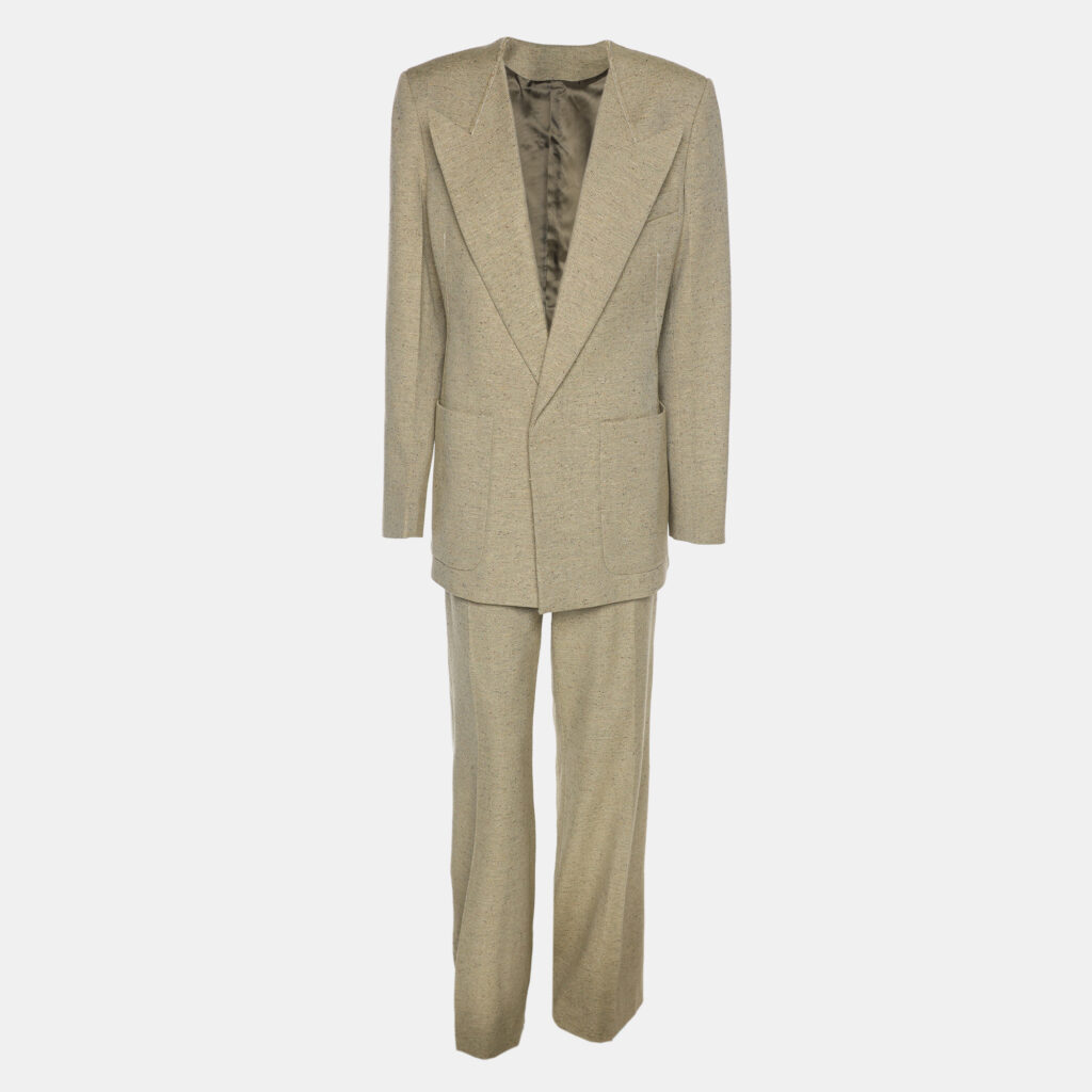 Victoria Beckham Avocado Wool Blend Suit Set S Victoria Beckham Avocado Wool Blend Suit Set S
