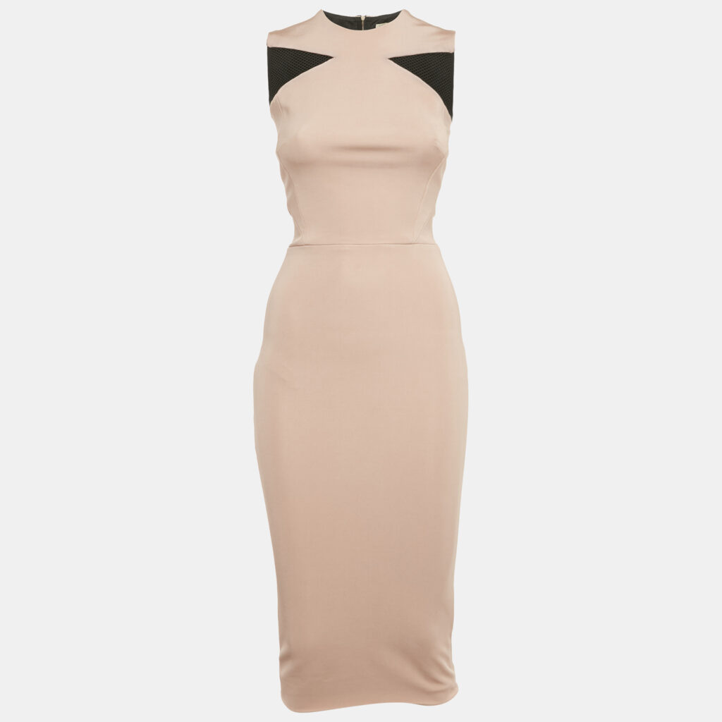 luxury-women-victoria-beckham-used-clothes-p1222146-004.jpg Victoria Beckham Light Pink Stretch Crepe Sheath Dress S
