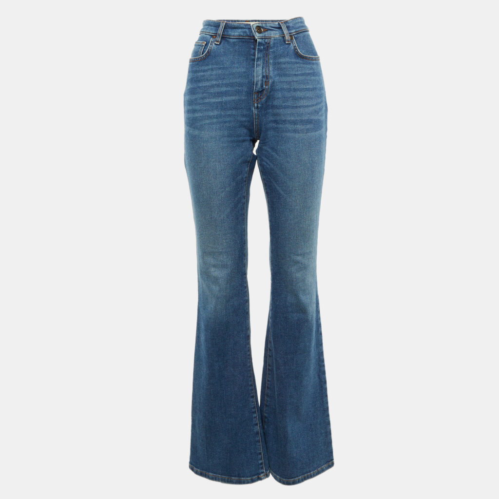 Weekend Max Mara Blue Denim Flared Jeans M/Waist 29" Weekend Max Mara Blue Denim Flared Jeans M/Waist 29"