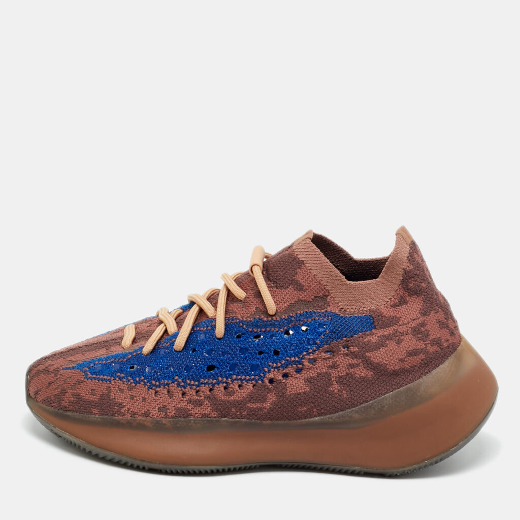 Yeezy x Adidas Boost 380 Azure Size 40 Multicolor Knit Fabric Low Top Sneakers Yeezy x Adidas Boost 380 Azure Size 40 Multicolor Knit Fabric Low Top Sneakers