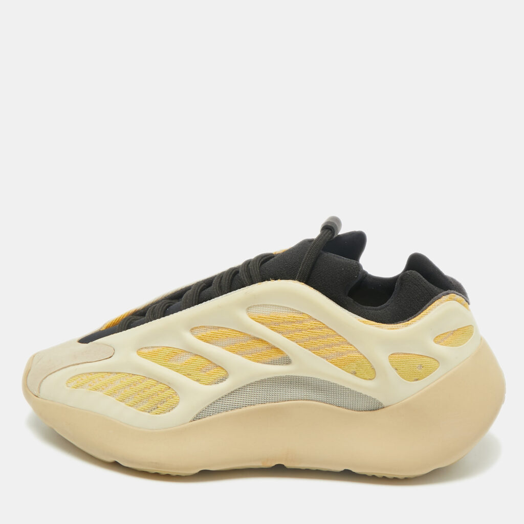 Yeezy x Adidas Yellow Knit Fabric 700 V3 Safflower Sneakers Size 36 2/3 Yeezy x Adidas Yellow Knit Fabric 700 V3 Safflower Sneakers Size 36 2/3