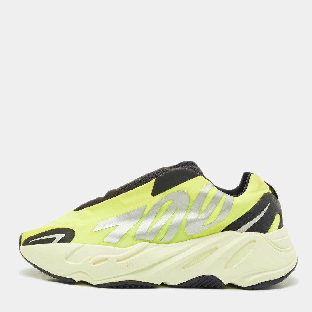 Yeezy x Adidas Neon Yellow/Black Nylon Boost 700 MNVN Phosphor Sneakers Size 38 Yeezy x Adidas Neon Yellow/Black Nylon Boost 700 MNVN Phosphor Sneakers Size 38