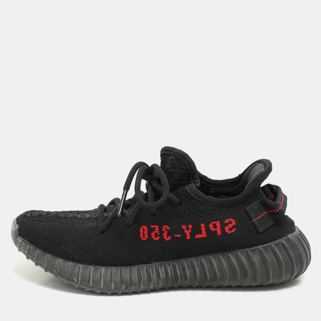 Yeezy x Adidas Black Fabric Boost 350 V2 Slate Core Sneakers Size 37 1/3 Yeezy x Adidas Black Fabric Boost 350 V2 Slate Core Sneakers Size 37 1/3