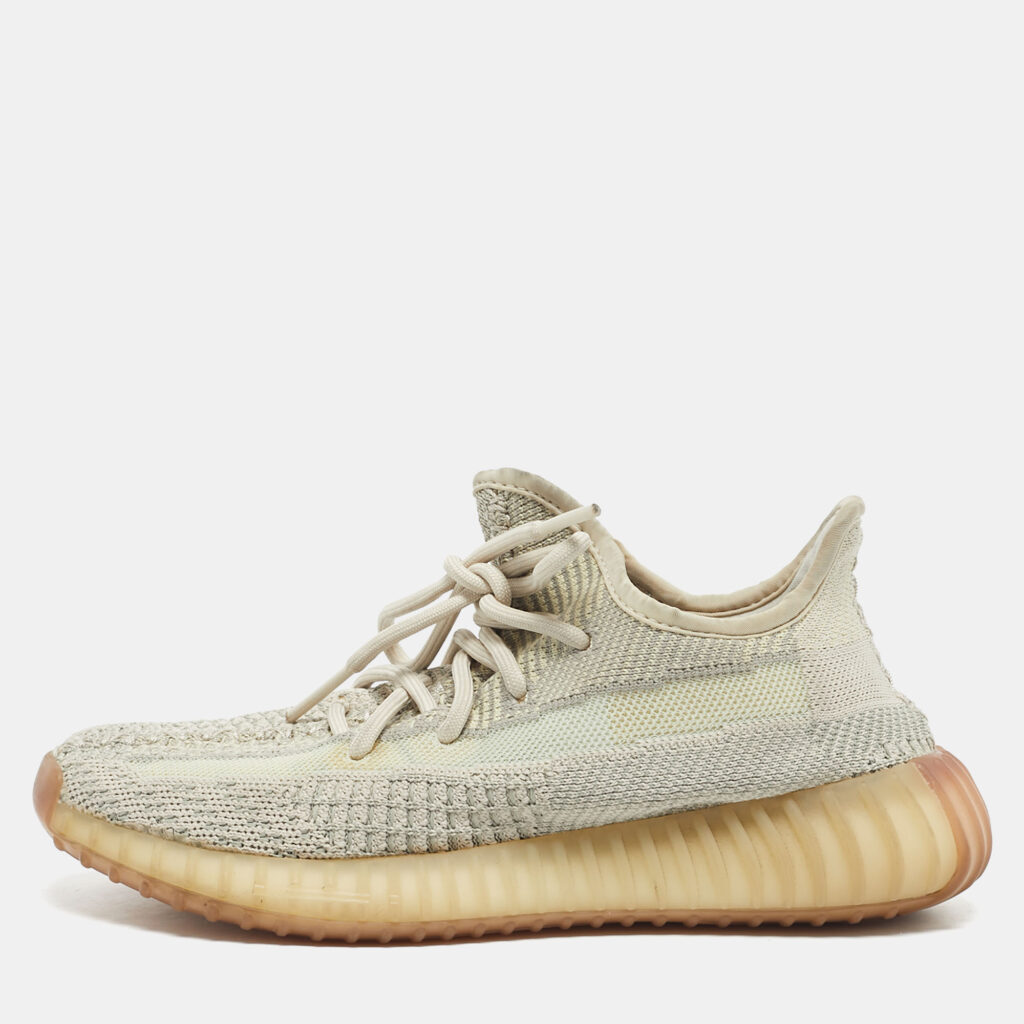 Yeezy x Adidas Pale Green Knit Fabric Boost 350 V2 Citrin (Non-Reflective) Sneakers Size 38 2/3 Yeezy x Adidas Pale Green Knit Fabric Boost 350 V2 Citrin (Non-Reflective) Sneakers Size 38 2/3