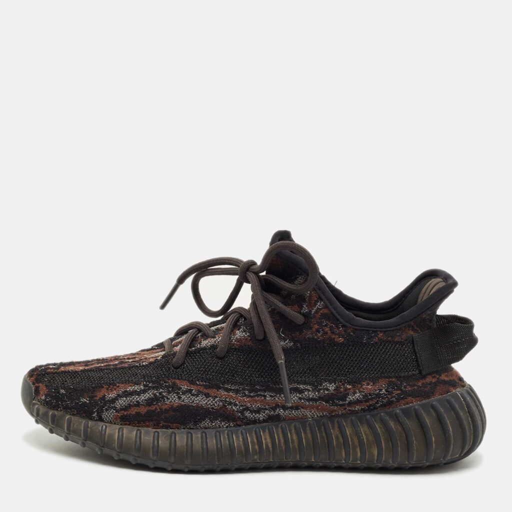 Yeezy x Adidas Brown Knit Fabric Boost 350 V2 MX Rock Sneakers Size 40 Yeezy x Adidas Brown Knit Fabric Boost 350 V2 MX Rock Sneakers Size 40