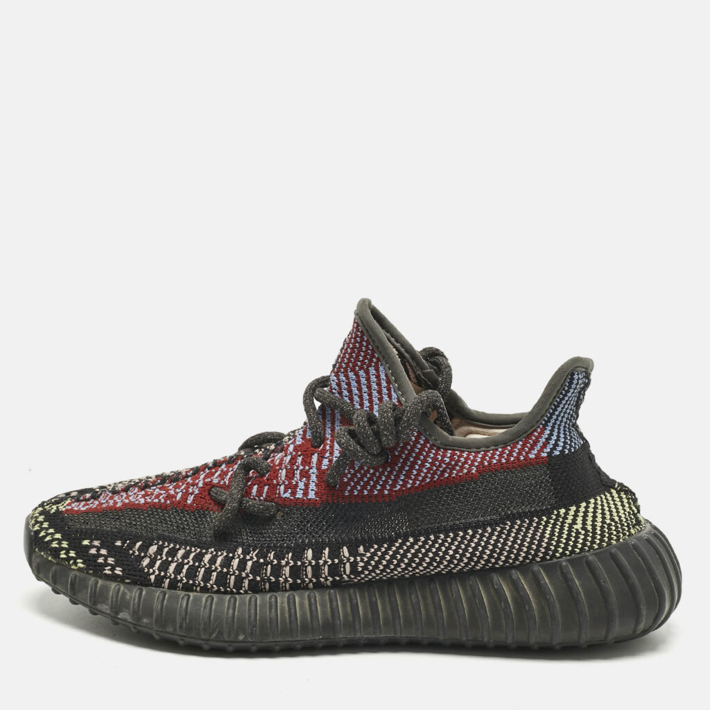 Yeezy x Adidas Multicolor Knit Fabric Boost 350 V2 Lace Up Sneakers Size 37.5 Yeezy x Adidas Multicolor Knit Fabric Boost 350 V2 Lace Up Sneakers Size 37.5