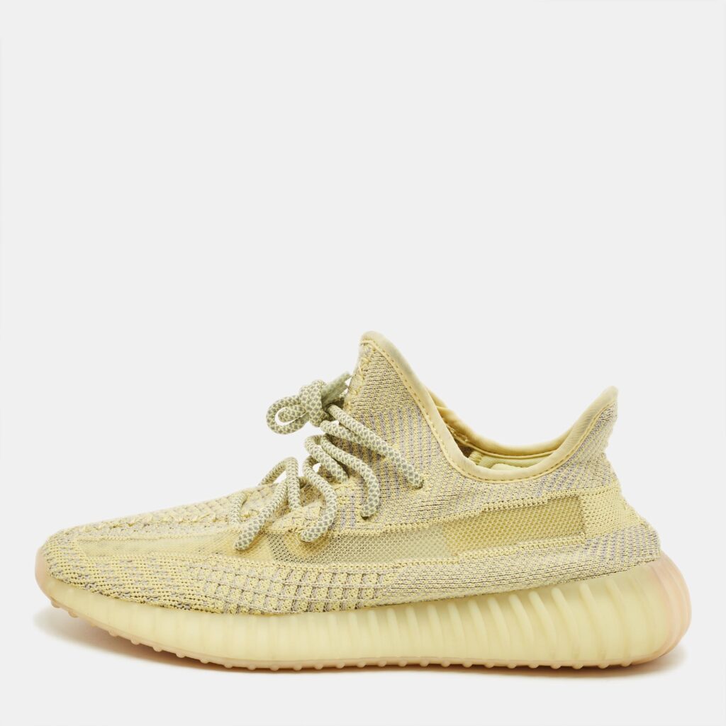 Yeezy x Adidas Yellow Knit Fabric Boost 350 V2 Antlia (Non-Reflective) Sneakers Size 41 1/3 Yeezy x Adidas Yellow Knit Fabric Boost 350 V2 Antlia (Non-Reflective) Sneakers Size 41 1/3