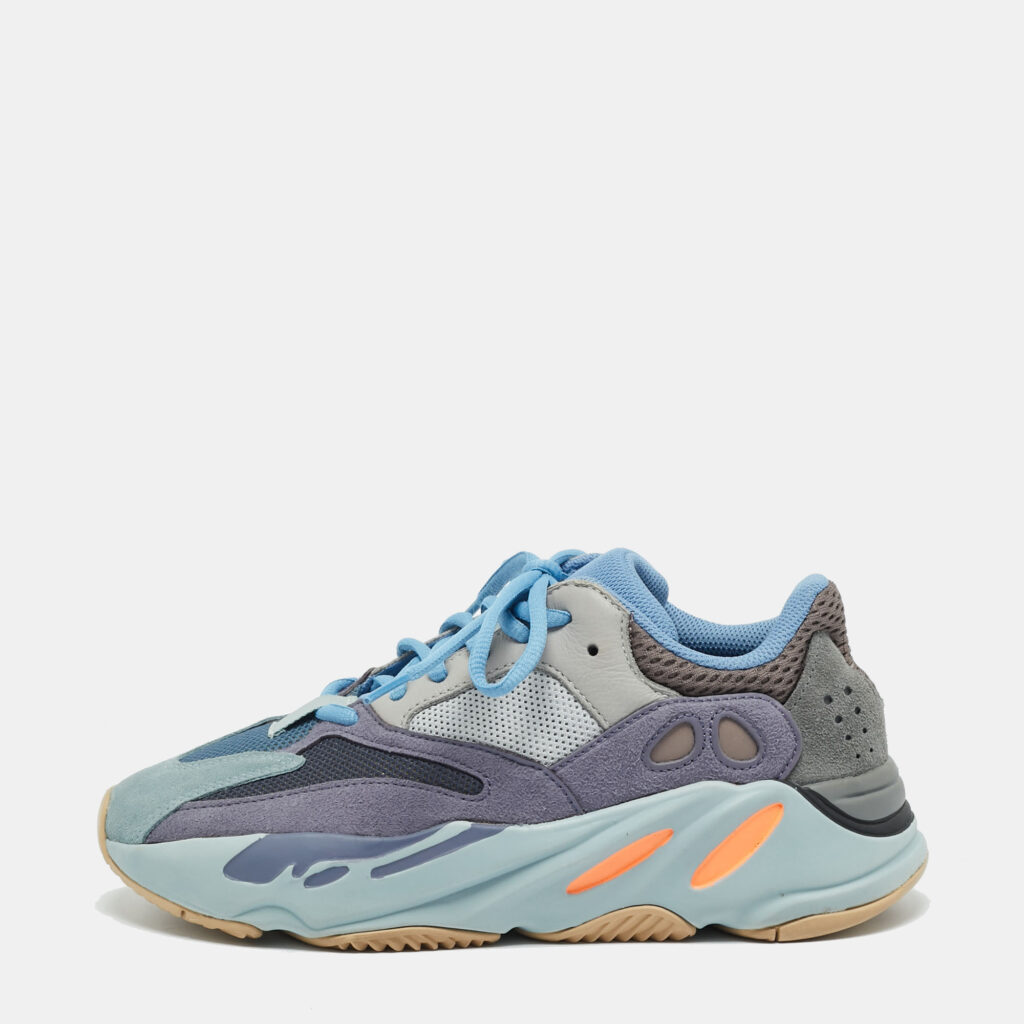 Yeezy x Adidas Multicolor Mesh and Suede Boost 700 Carbon Blue Sneakers Size 38 2/3 Yeezy x Adidas Multicolor Mesh and Suede Boost 700 Carbon Blue Sneakers Size 38 2/3