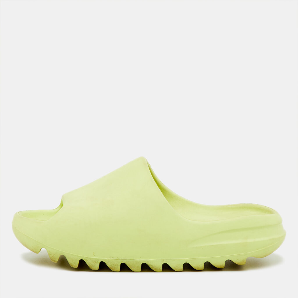 Yeezy x Adidas Neon Green Rubber Glow Green Slide Size 38 Yeezy x Adidas Neon Green Rubber Glow Green Slide Size 38