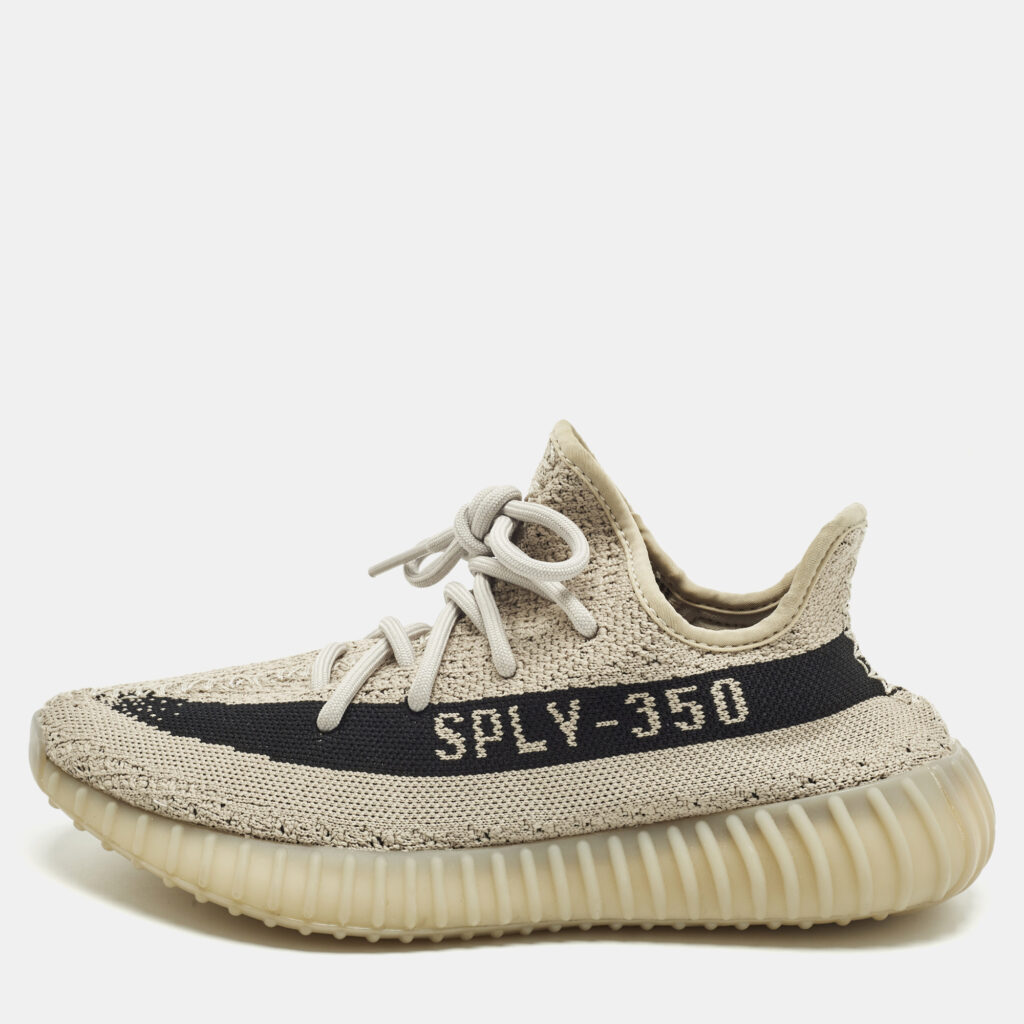 Yeezy x Adidas Boost 350 V2 Slate Size 40 Grey/Black Knit Fabric Low Top Sneakers Yeezy x Adidas Boost 350 V2 Slate Size 40 Grey/Black Knit Fabric Low Top Sneakers