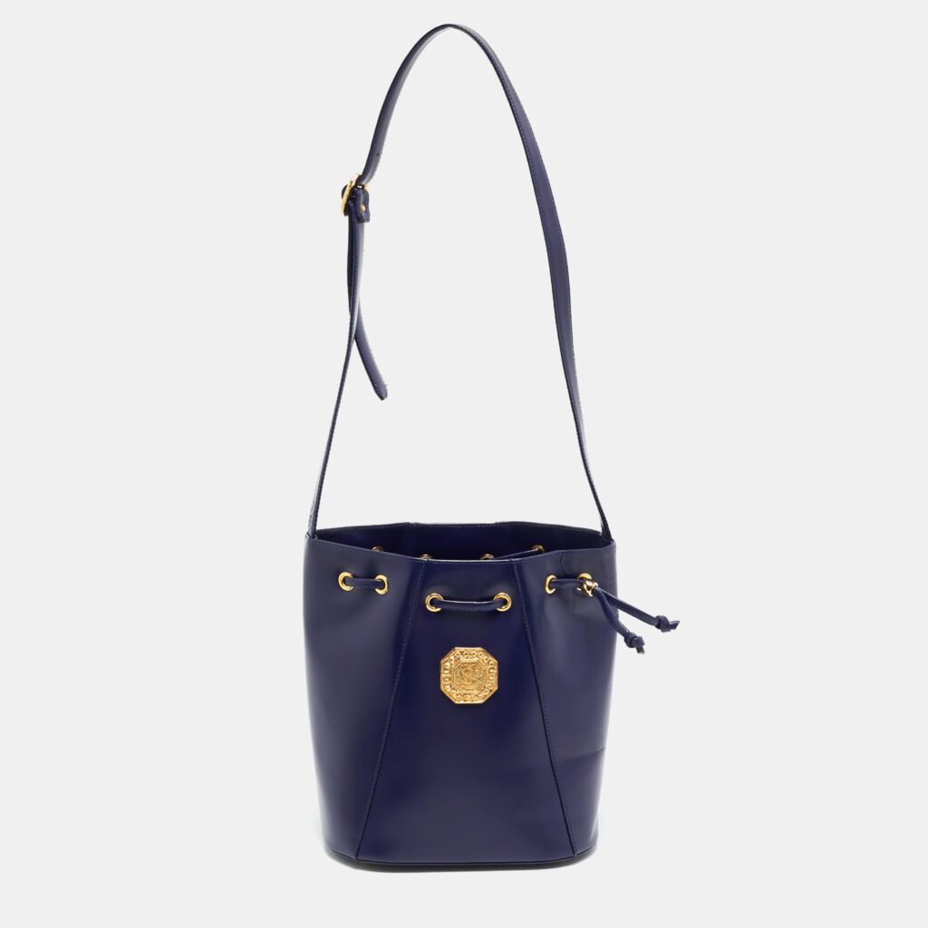 Yves Saint Laurent Purple Leather Vintage Drawstring Bucket Bag Yves Saint Laurent Purple Leather Vintage Drawstring Bucket Bag