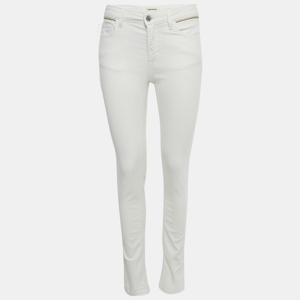 Zadig & Voltaire White Denim Eva Cher Jeans S Waist 28" Zadig & Voltaire White Denim Eva Cher Jeans S Waist 28"