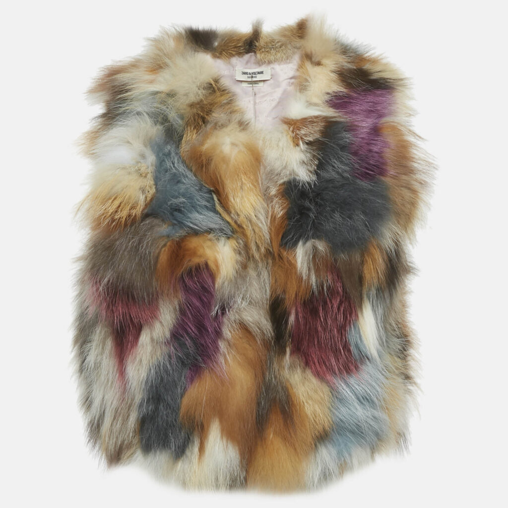 luxury-women-zadig-and-voltaire-new-clothes-p1221204-005-1.jpg Zadig & Voltaire Deluxe Multicolor Dyed Fur Vest S