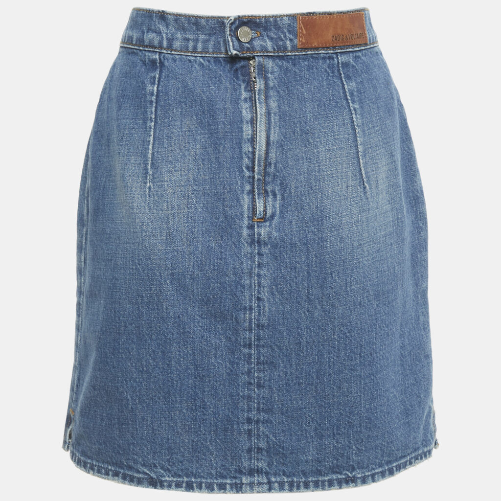 Zadig & Voltaire Blue Denim Juny Skirt M Zadig & Voltaire Blue Denim Juny Skirt M